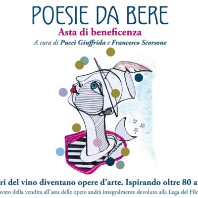 Filtri da vino diventano tele d’autore. L’asta benefica di Al-Cantàra